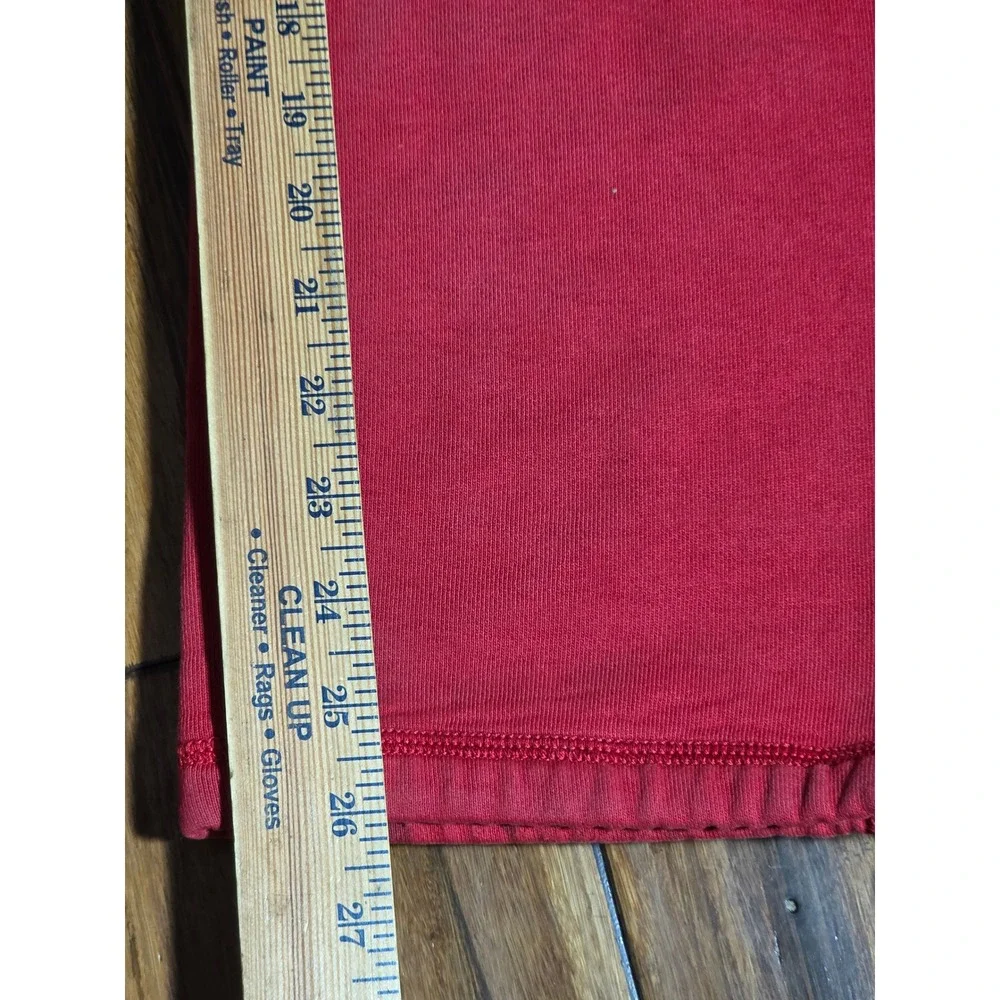 Polo Ralph Lauren Mens Red Fleece Sweatpants Drawstring Joggers Size Large